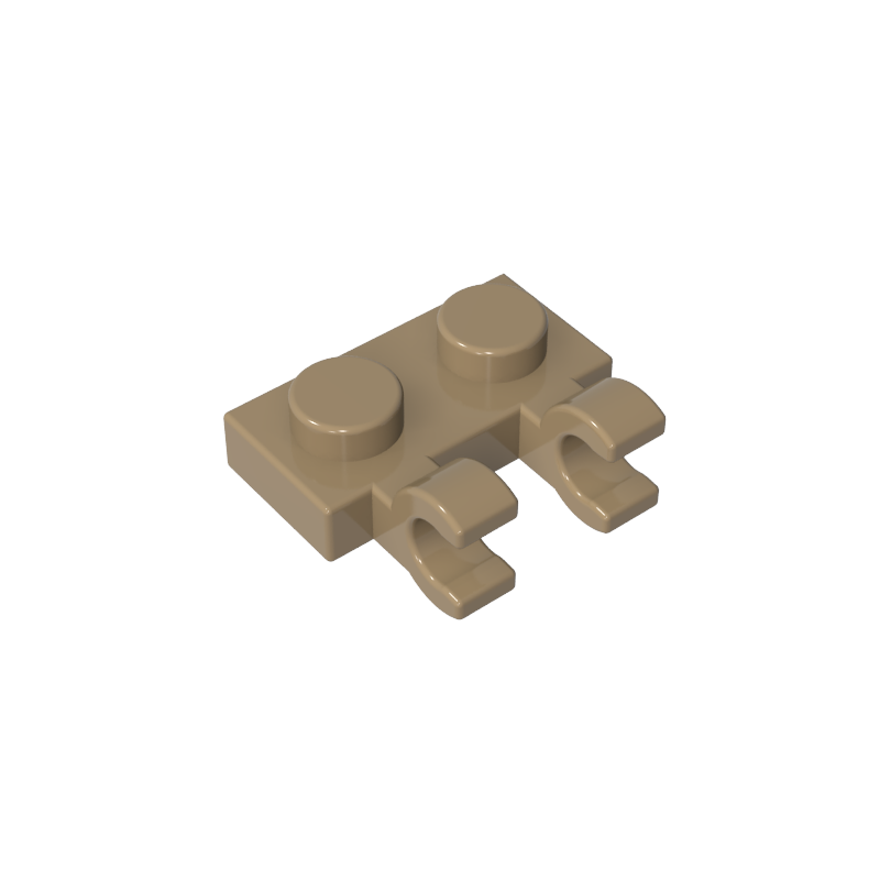 Plate Special 1 x 2 with Clips Horizontal [Thick U-Clips]