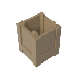 Container Box 2 x 2 x 2 - Top Opening - Color ID 34