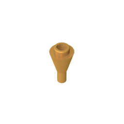 Cone 1 x 1 Inverted with Bar at Bottom (Ice Cream Cone)
