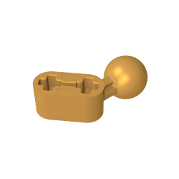 Technic Beam 1 x 2 with Ball Joint Angled