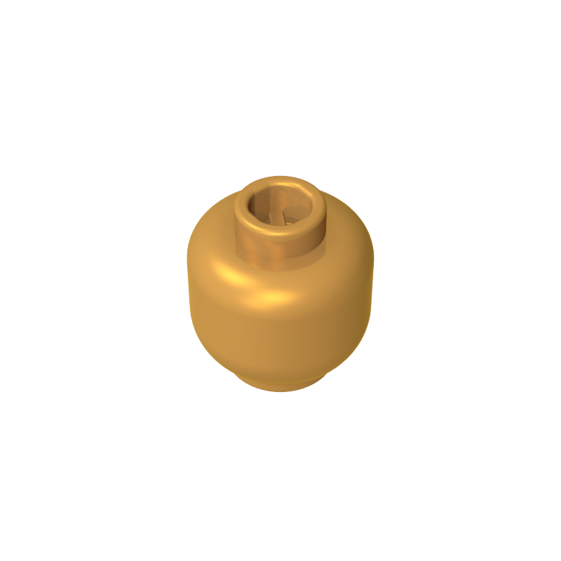 Minifig Head Plain [Blocked Open Stud]