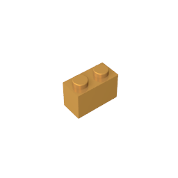 Brick 1 x 2 without Bottom Tube