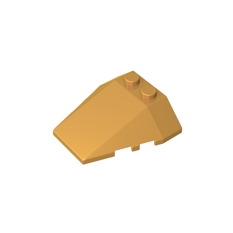 Wedge Sloped 4 x 4 Triple, Stud Notches