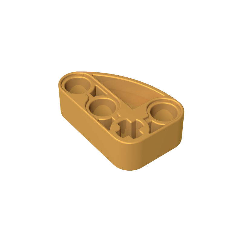Technic Beam 2 x 3 L-Shape with Quarter Ellipse Thick