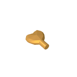 Rock - Heart Jewel with Shaft