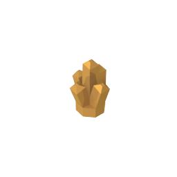 Rock 1 x 1 Crystal 5 Point