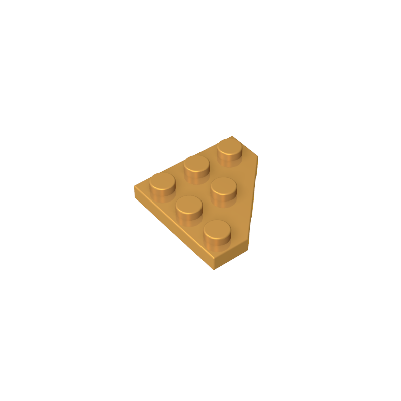 Wedge Plate 3 x 3 Cut Corner