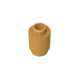 Brick Round 1 x 1 Open Stud