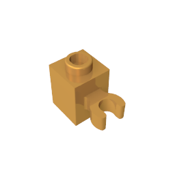 Brick Special 1 x 1 with Clip Vertical [Open O Clip, Hollow Stud]