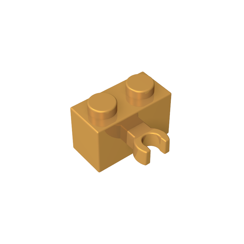 Brick Special 1 x 2 with Vertical Clip [Open O Clip]