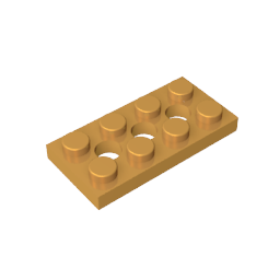 Technic Plate 2 x 4 [3 Holes]