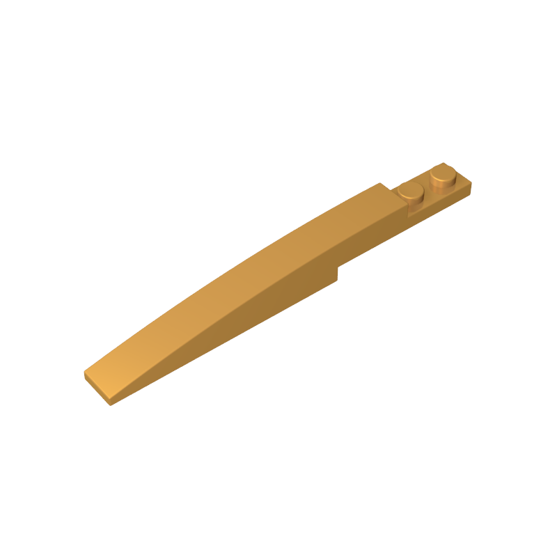Brick Curved 10 x 1 [Asymmetric Inside Ridges]