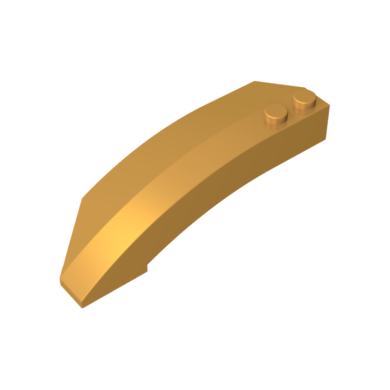 Wedge Curved 8 x 3 x 2 Open Right - Color ID 35