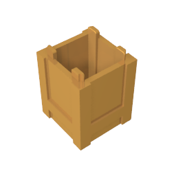 Container Box 2 x 2 x 2 - Top Opening - Color ID 35