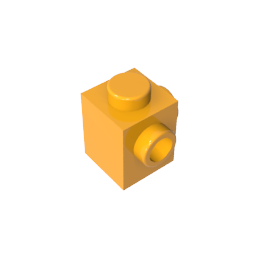 Brick Special 1 x 1 with Studs on 2 Adjacent Sides