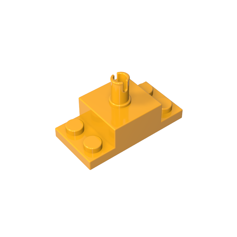 Brick Special 2 x 4, with 2 x 2 Brick with Top Pin and 1 x 2 Side Plates