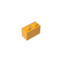 Brick 1 x 2 without Bottom Tube