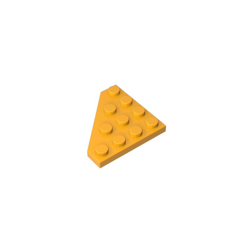 Wedge Plate 4 x 4 Cut Corner