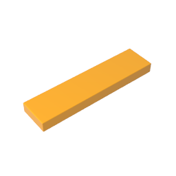 Tile 1 x 4 with Groove