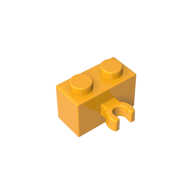 Brick Special 1 x 2 with Vertical Clip [Open O Clip]