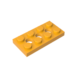 Technic Plate 2 x 4 [3 Holes]