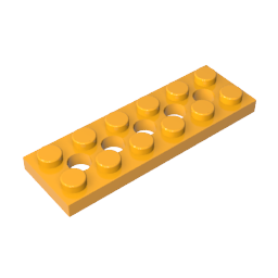 Technic Plate 2 x 6 [5 Holes]