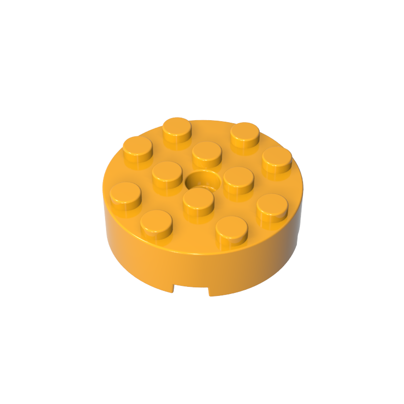 Brick Round 4 x 4 [Centre Hole]