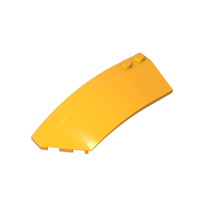 Wedge Curved 8 x 3 x 2 Open Left [Plain] - Color ID 36