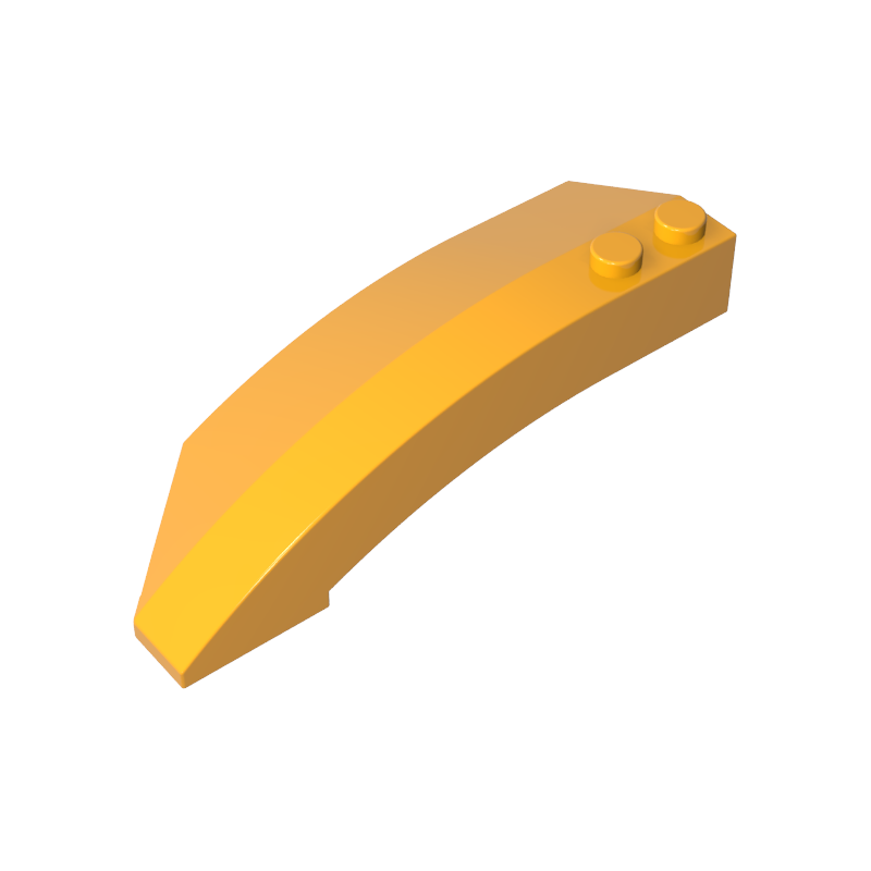 Wedge Curved 8 x 3 x 2 Open Right - Color ID 36