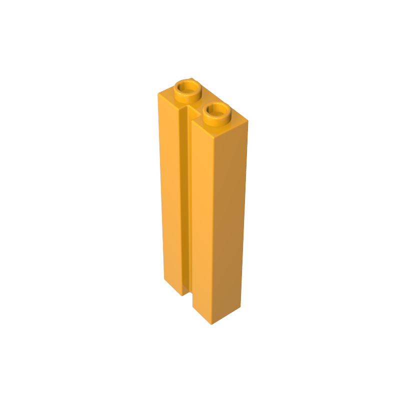 Brick Special 1 x 2 x 5 with Groove - Color ID 36