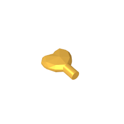Rock - Heart Jewel with Shaft