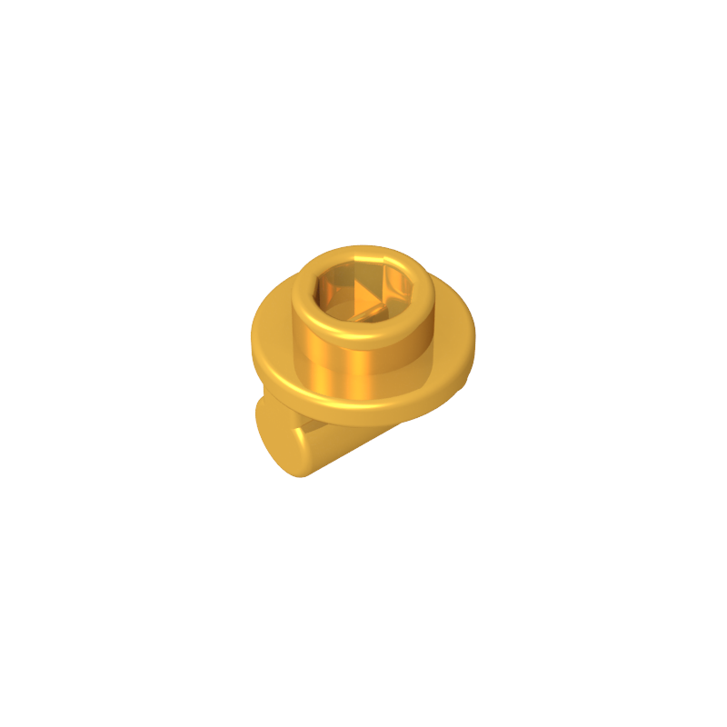 Plate Round 1 x 1 with Hollow Stud and Bar on Underside