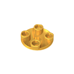 Plate Round 2 x 2 with Rounded Bottom [Boat Stud]