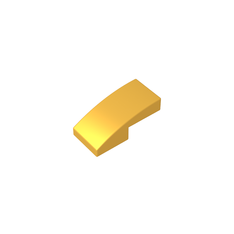 Slope Curved 2 x 1 No Studs [1/2 Bow]
