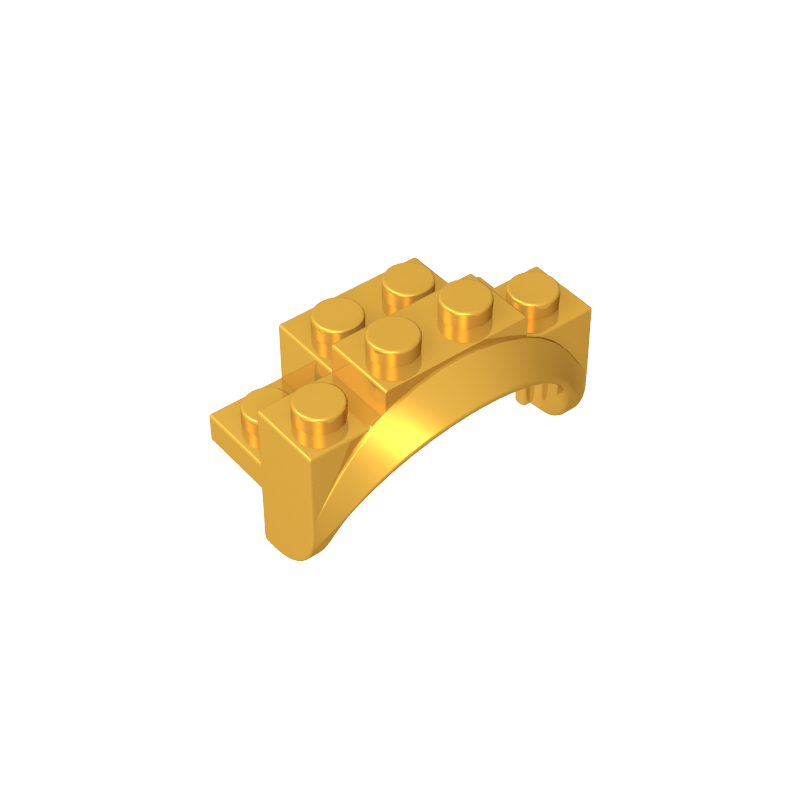 Wheel Arch, Mudguard 2 x 4 x 2 - Color ID 37