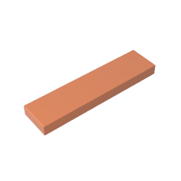 Tile 1 x 4 with Groove