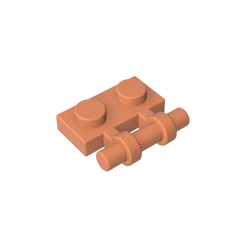 Plate Special 1 x 2 Side Handle [Free Ends]