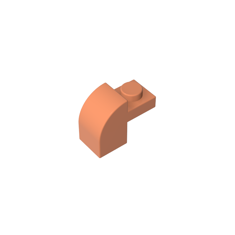 Brick Curved 1 x 2 x 1 1/3 with Curved Top