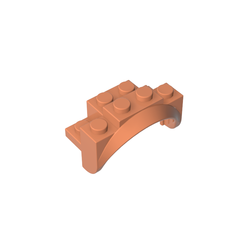 Wheel Arch, Mudguard 2 x 4 x 2 - Color ID 38