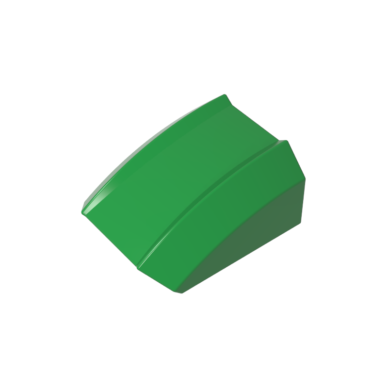 Slope Curved 2 x 2 with Lip, No Studs