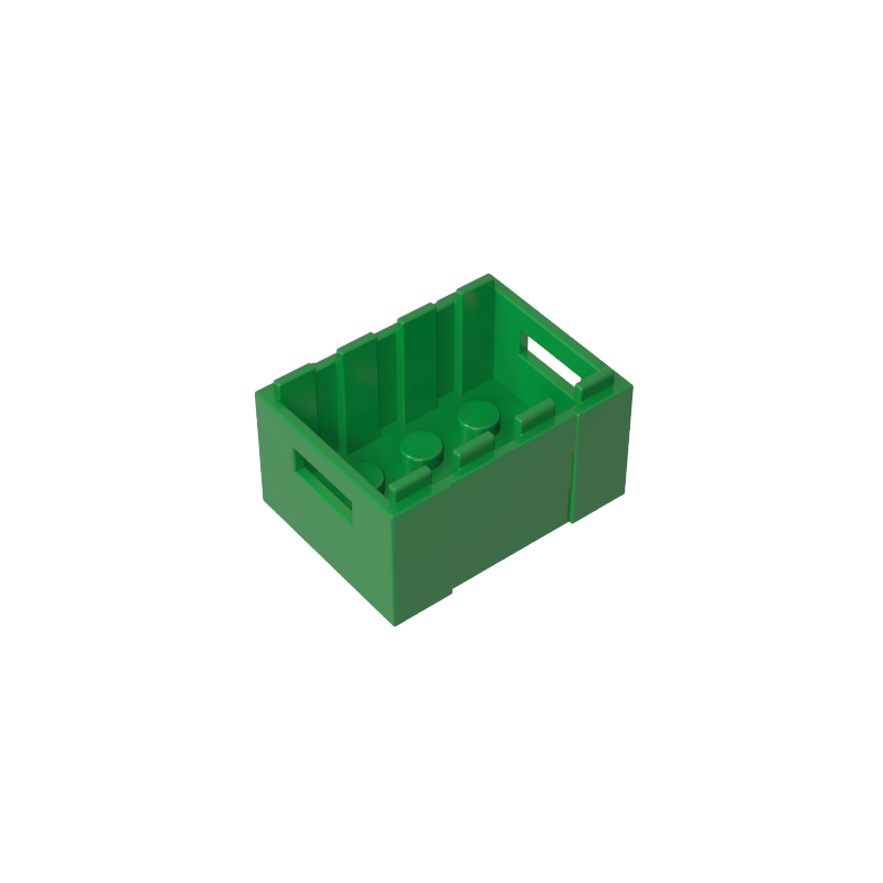 Box / Crate with Handholds  3 x 4 x 1 2/3