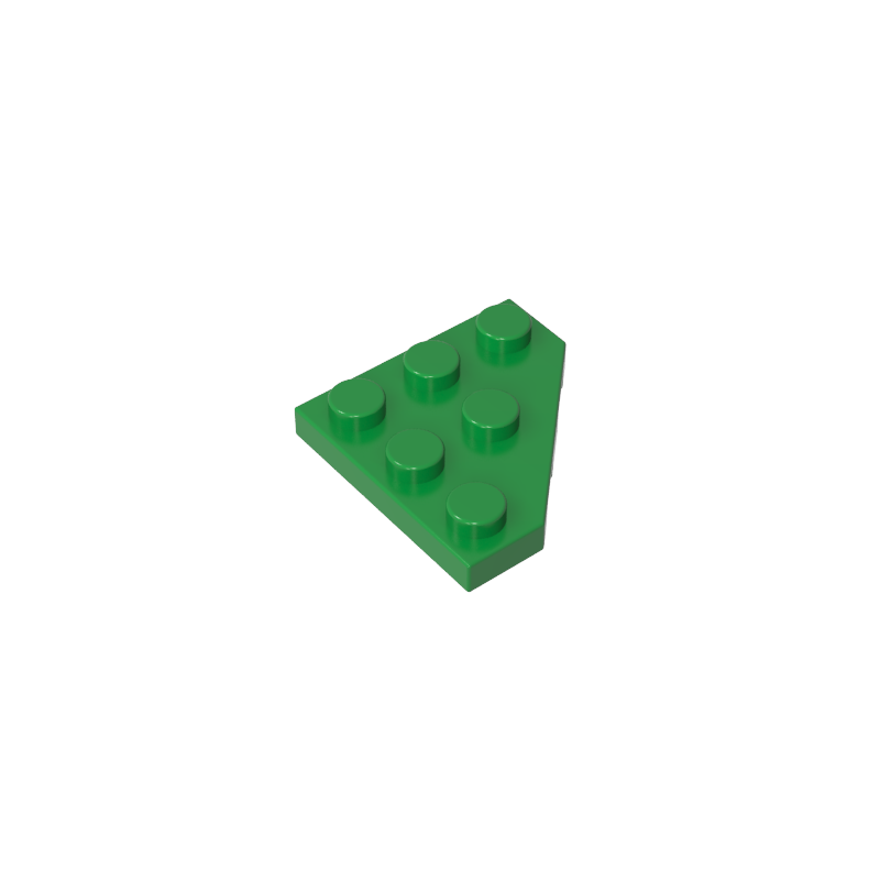 Wedge Plate 3 x 3 Cut Corner