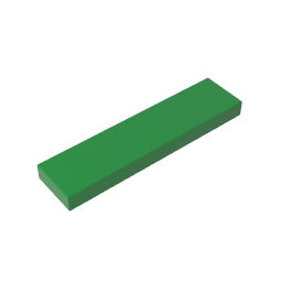 Tile 1 x 4 with Groove