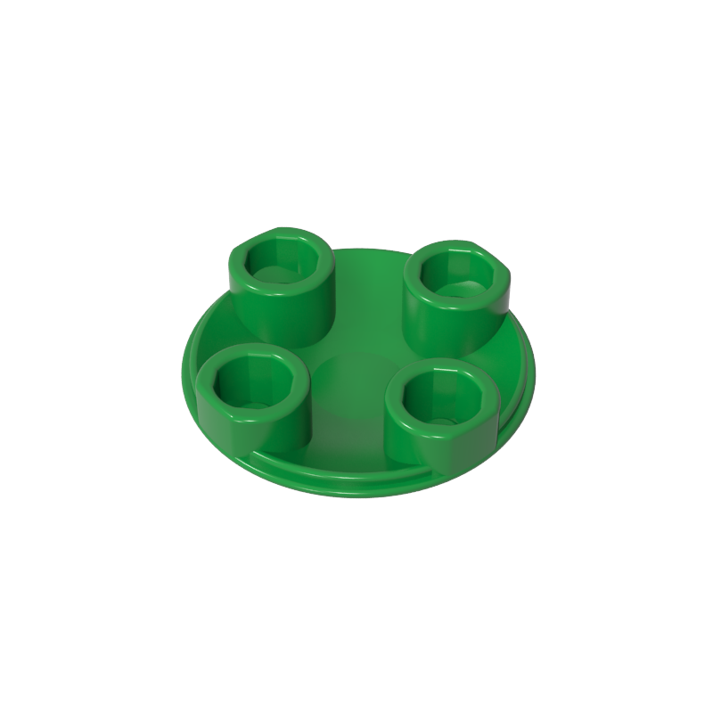 Plate Round 2 x 2 with Rounded Bottom [Boat Stud]