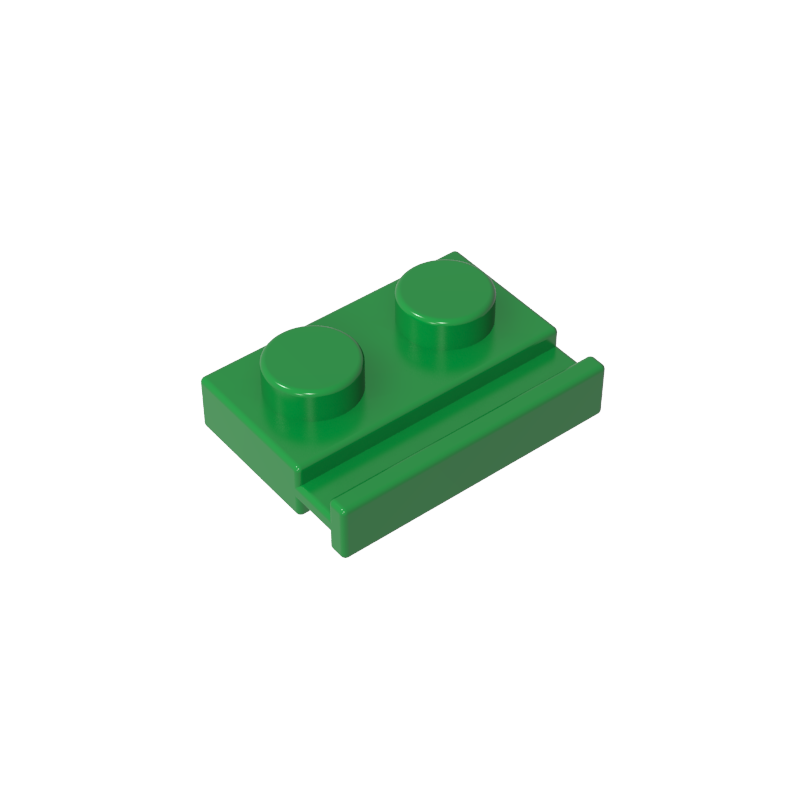 Plate Special 1 x 2 with Door Rail