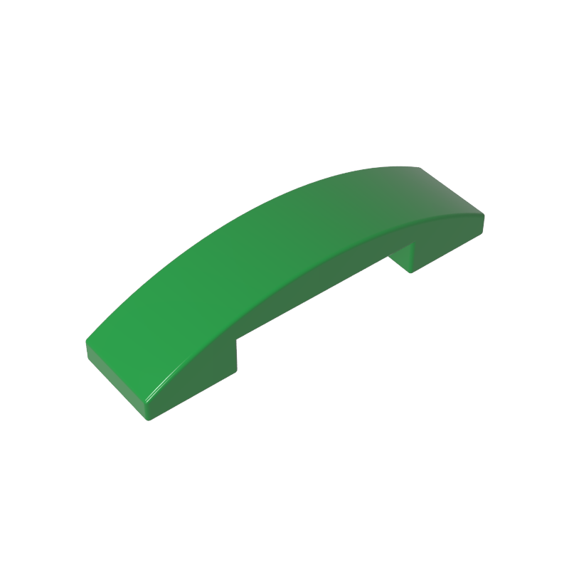 Slope Curved 4 x 1 Double with No Studs