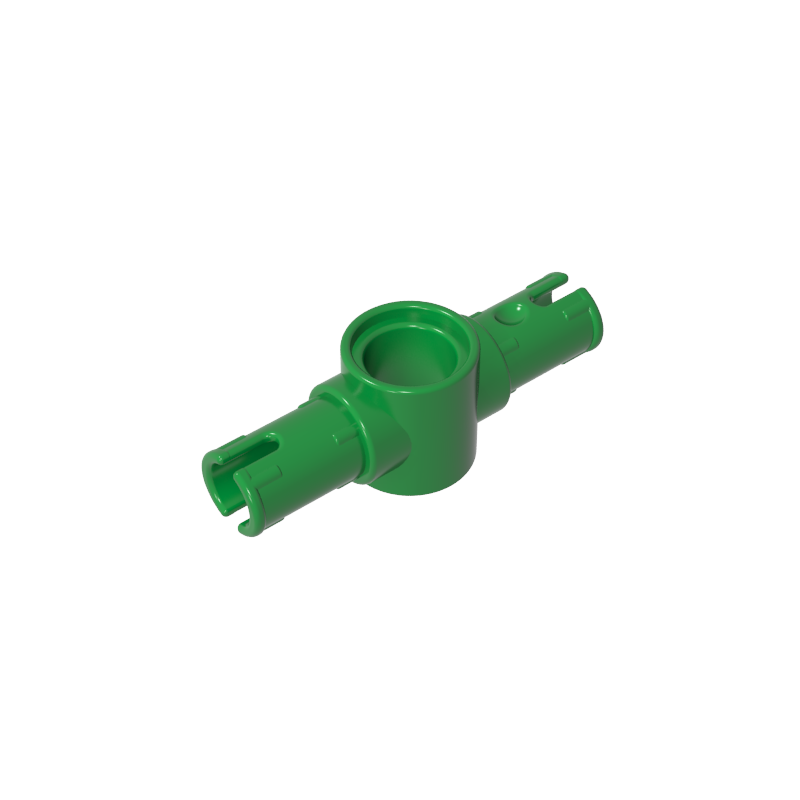 Technic Pin Connector Hub with 2 Pins with Friction Ridges Lengthwise [Big Squared Pin Holes]