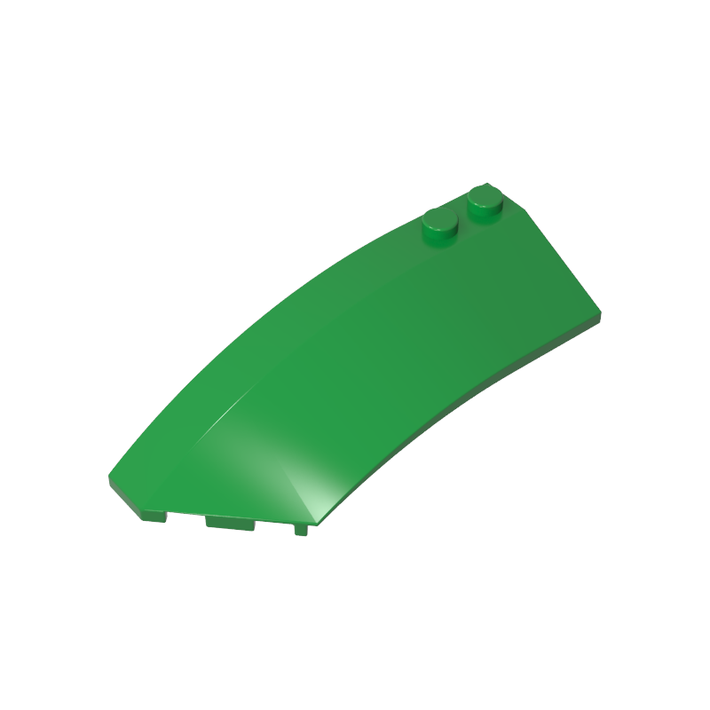 Wedge Curved 8 x 3 x 2 Open Left [Plain] - Color ID 40