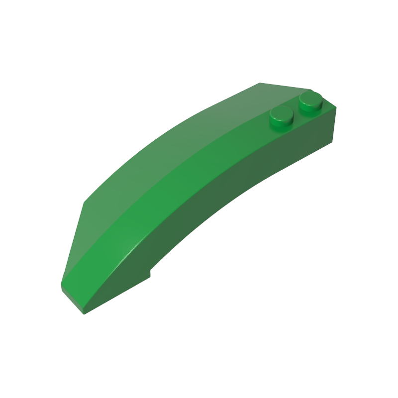 Wedge Curved 8 x 3 x 2 Open Right - Color ID 40