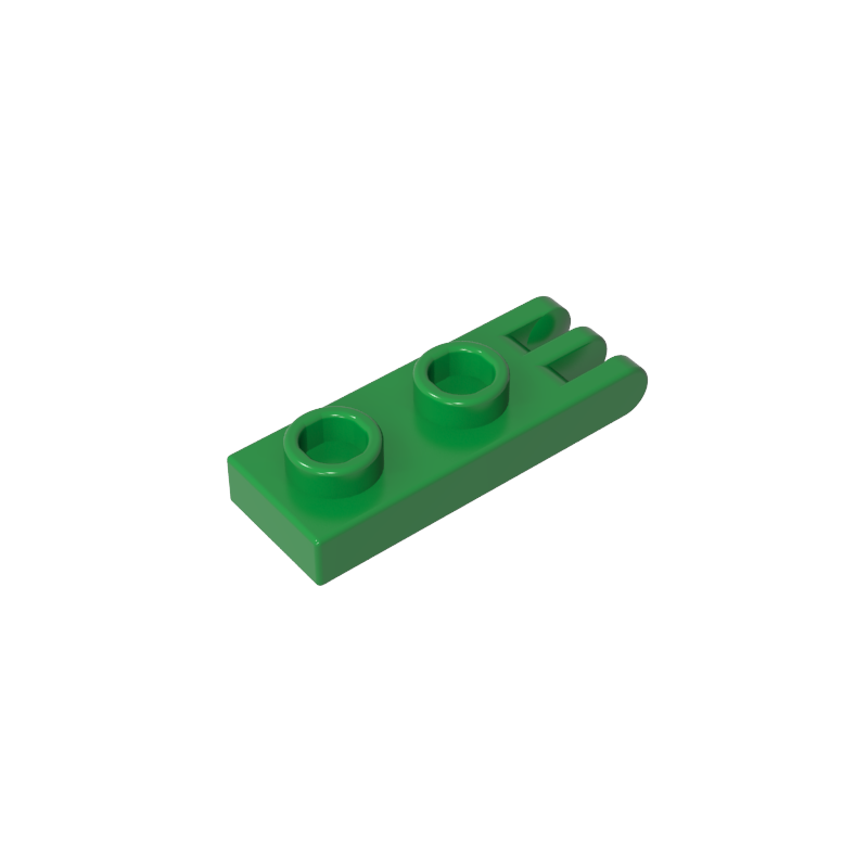 Hinge Plate 1 x 2 with 3 Fingers and Hollow Studs - Color ID 40